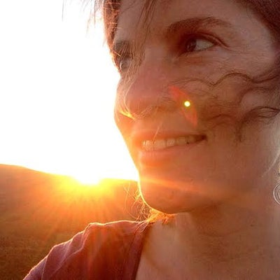 Amy at sunset